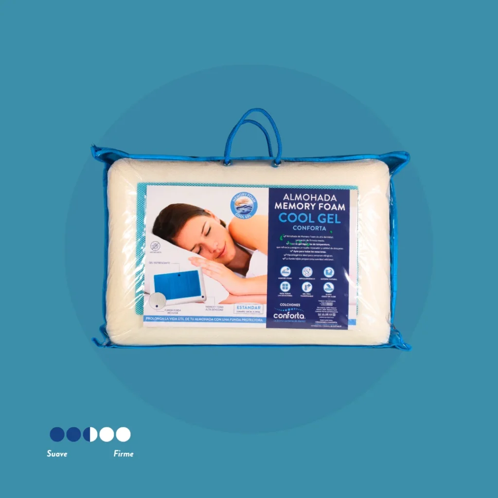 almohada memory cool gel